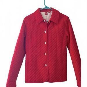 Valerie Stevens Red Quilted Jacket
